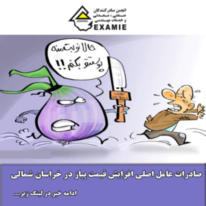 صادرات عامل اصلی افزایش قیمت پیاز در خراسان شمالی