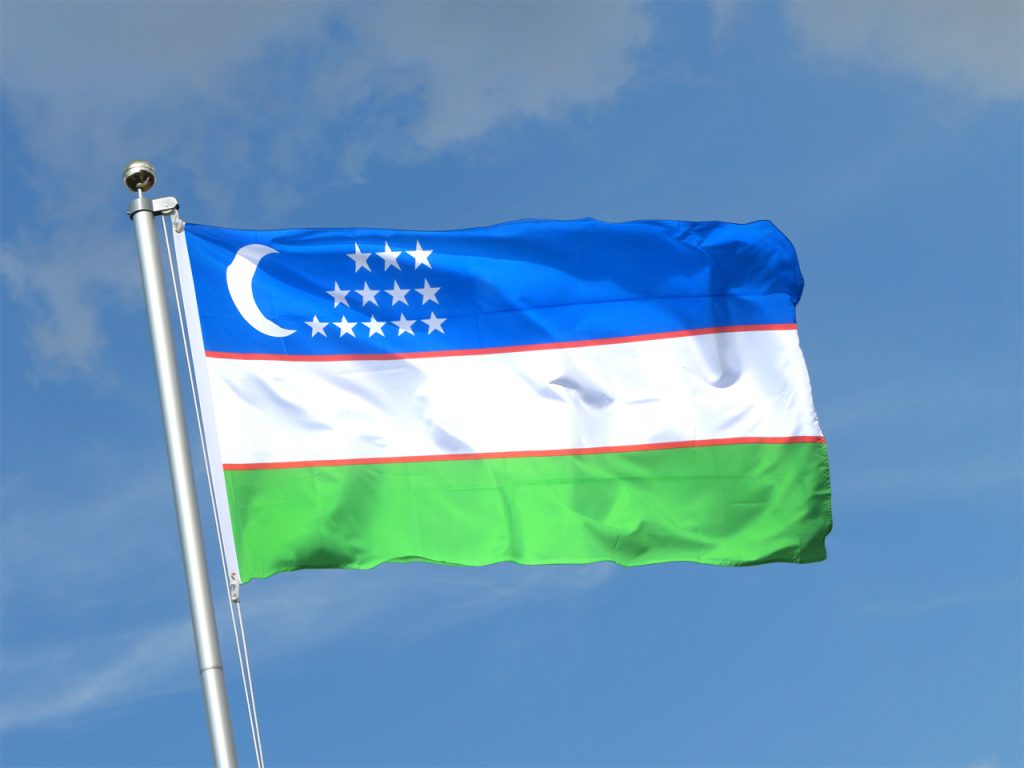 پرچم ازبکستان